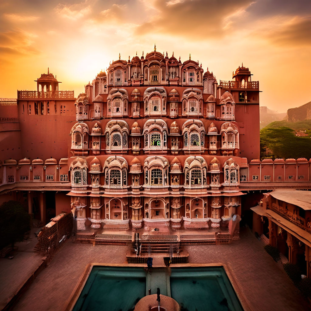 3. Hawa Mahal: The Palace of Winds